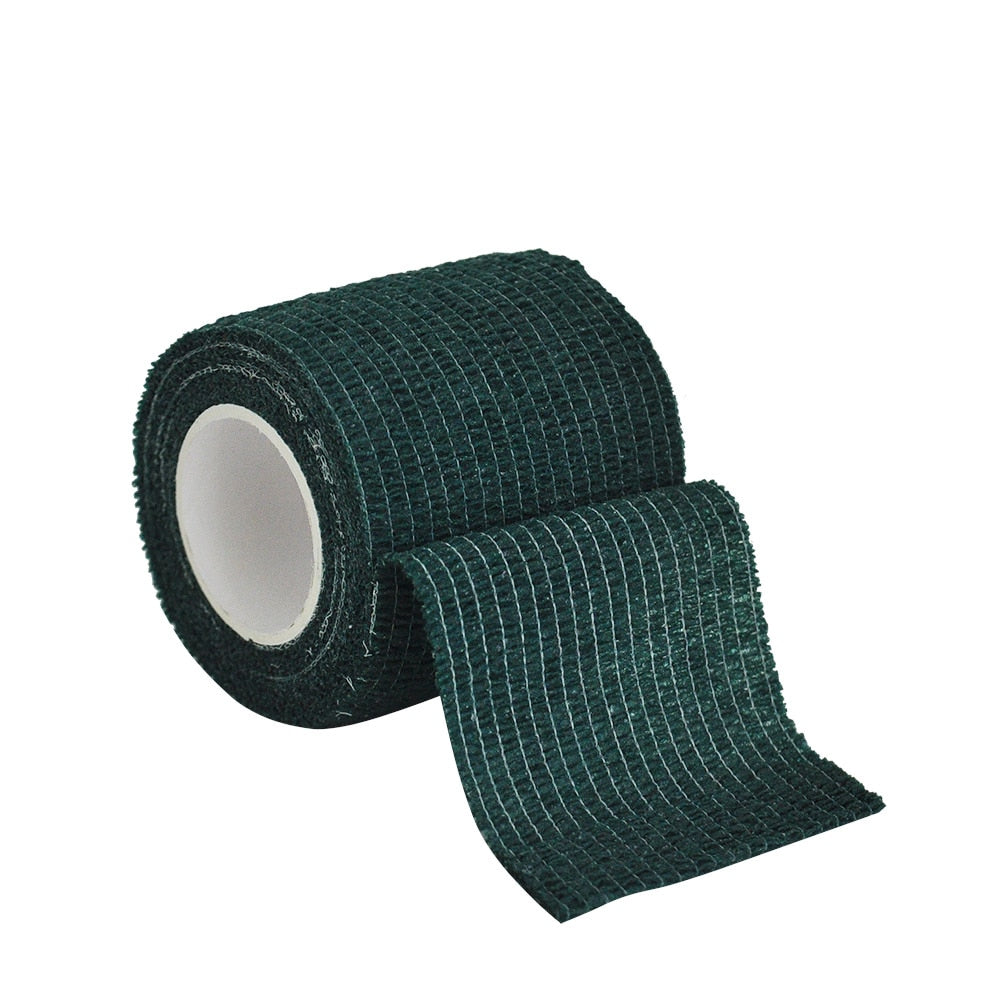 1Roll 2.5/5/10cm*4.5m Gauze Medical Bandage Self-adhesive Breathable Elastic Bandages for Sports Fixing Finger Wrist Leg