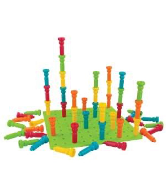 ONE SHAPED PEGS AND PEGBOARDS