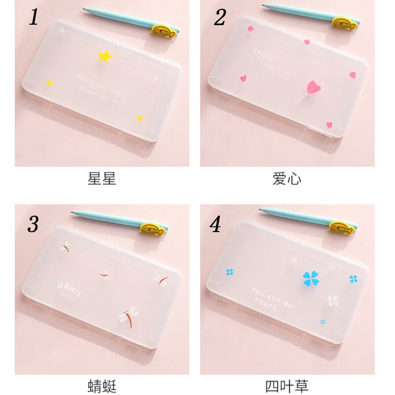 Transparent mask storage case mask storage box disposable mask case storage box organizer face mask storage case mask container