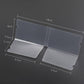 Transparent mask storage case mask storage box disposable mask case storage box organizer face mask storage case mask container