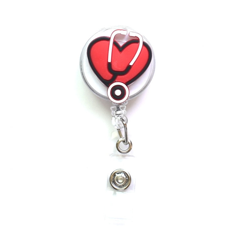 Coat of Arms of Trinidad and Tobago Retractable ID Card Holder with Badge  Reel for Name Tags, Ideal for Nurses, Doctors, and Office Employees