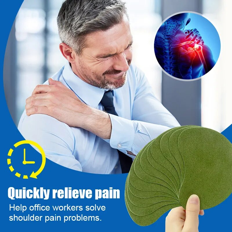 12pcs  Wormwood Shoulder Neck Patch Cervical Joint Medical Plaster Relieve Deltoid Muscle Strain Arthritis Pain Sticker