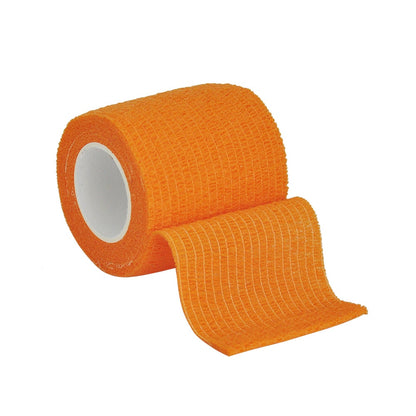 1Roll 2.5/5/10cm*4.5m Gauze Medical Bandage Self-adhesive Breathable Elastic Bandages for Sports Fixing Finger Wrist Leg